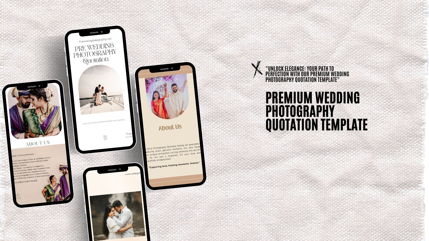 Wedding Photography Quotation Canva Template - Image 2