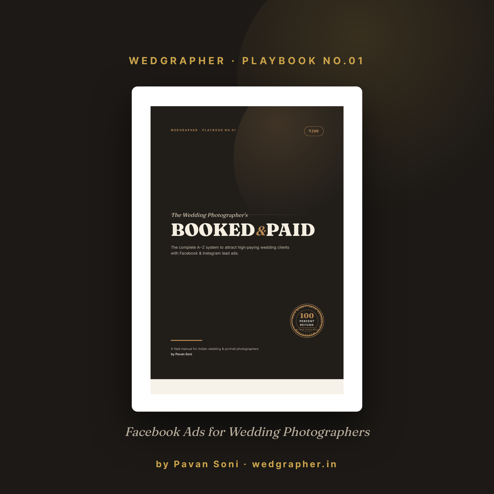 Booked & Paid — The Wedding Photographer’s Facebook Ads Playbook